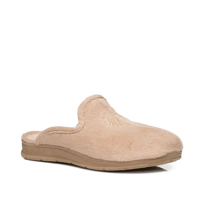 Pantufa Pegada Pelúcia Feminino Cor Areia Blush