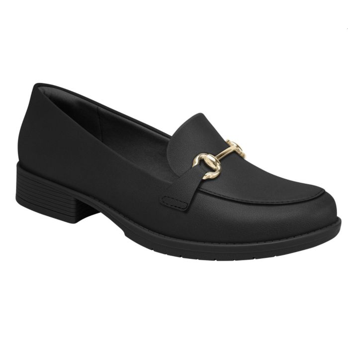 Mocassim Loafer Picadilly Feminino Cor  Preto