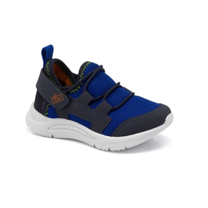 Tênis Klin New Sports Mini Infantil Masculino Cor Azul Marinho