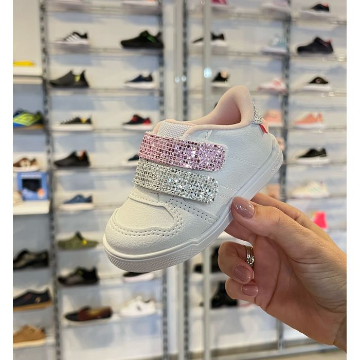 Tênis Klin Sky Infantil Feminino Cor Branco