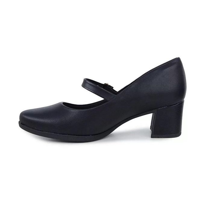 Sapato Picaddilly Salto Médio Feminino Cor Preto