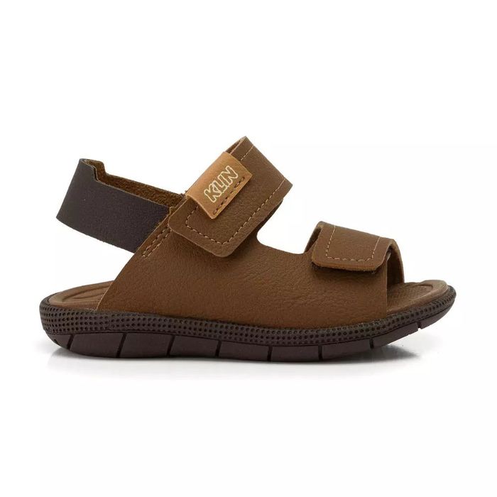 Sandália Papete Klin Tic Tac Infantil Masculino Whisky