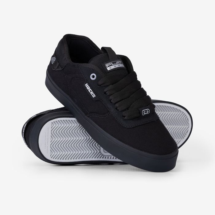 Tênis Hocks Skate Flat Core Masculino Cor Preto Reflexivo