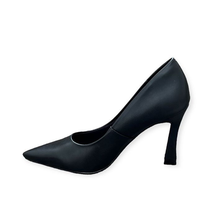 Scarpin Via Marte Salto Alto Bico Fino Feminino Cor Preto