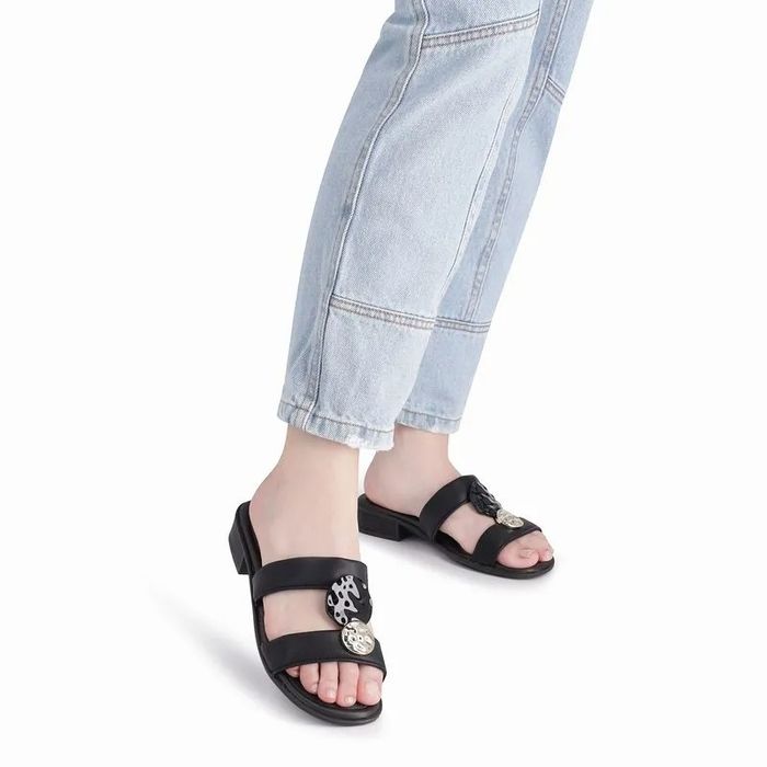 Tamanco Piccadilly Salto Baixo Feminino Cor Preto