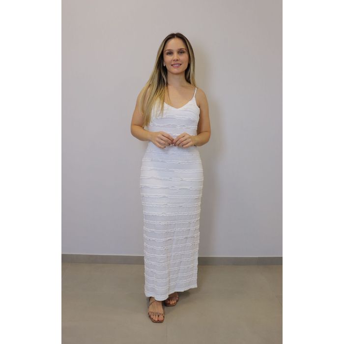 Vestido Bellina Feminino Cor Off White