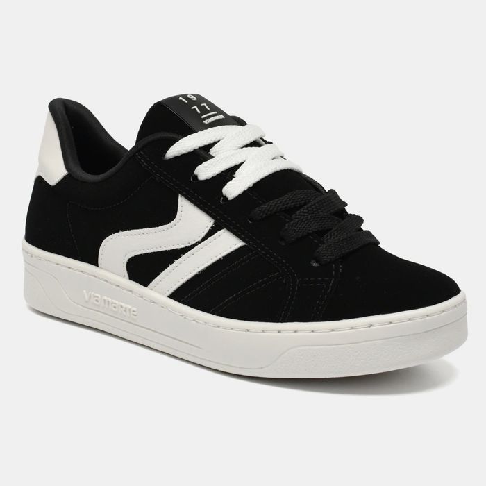 Tênis Via Marte Casual Nobuck Feminino Cor Preto