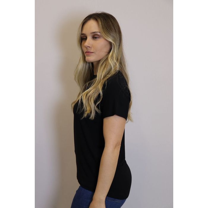 Blusa Lzt Viscose Feminino Cor Preto
