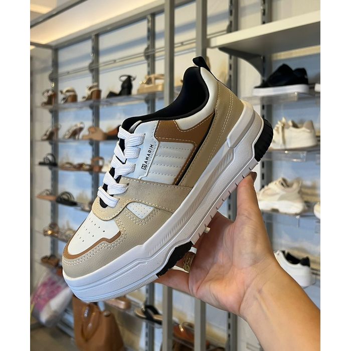 Tênis Ramarim Casual Feminino Cor Mocca
