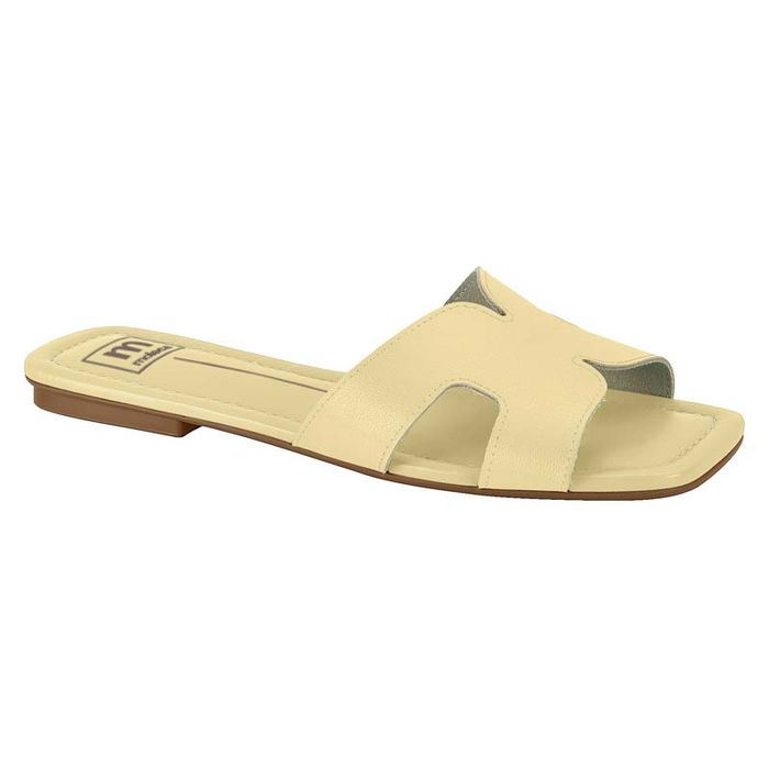 Rasteira Moleca Flat Feminino Cor Amarelo