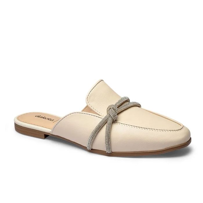 Mule Dakota Com Brilhos Feminino Cor Off White