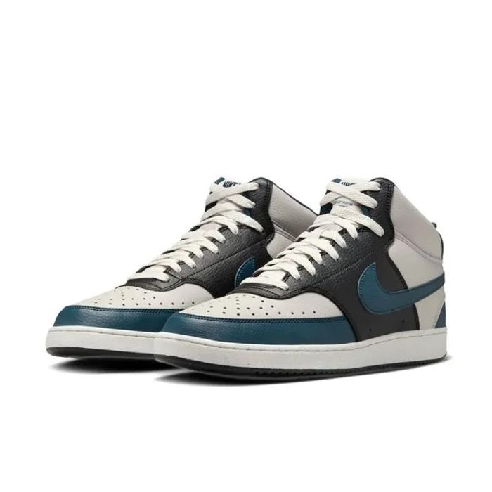 Tênis Nike Court Vision Mid Masculino Cor Preto/Bege/Azul Off White