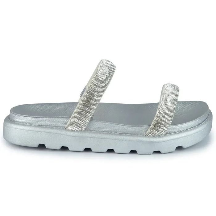 Papete Vizzano Com Brilho Feminino Cor Prata