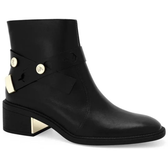 Bota Ramarim Couro Sela Feminino Cor Preto