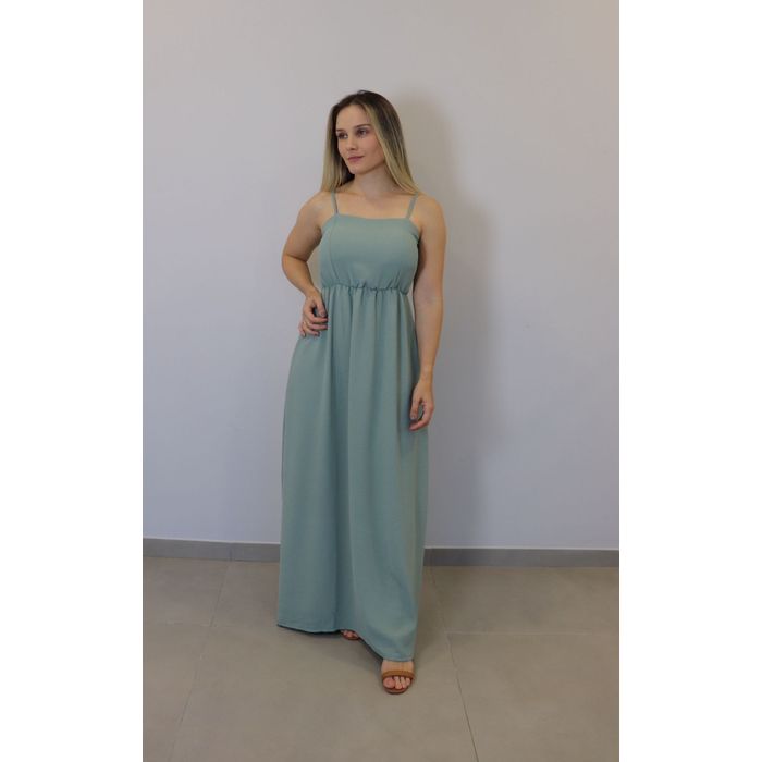 Vestido Kodos Longo Feminino Cor  Verde