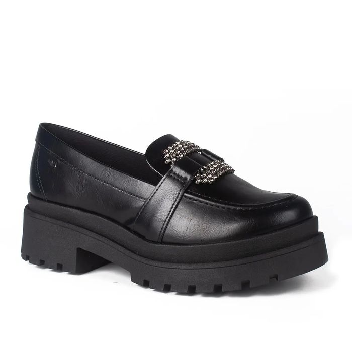 Mocassim Loafer Dakota Tratorado Feminino Cor Preto