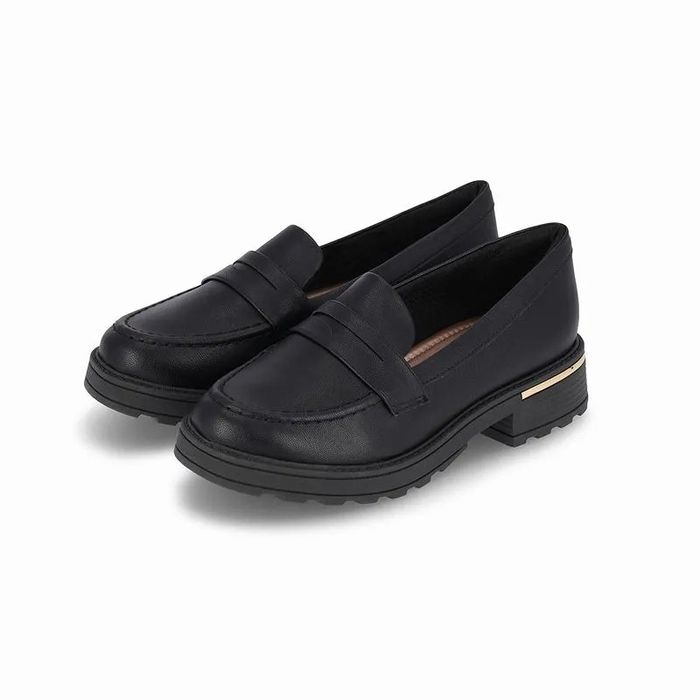 Mocassim Loafer Picadilly Feminino Cor Preto