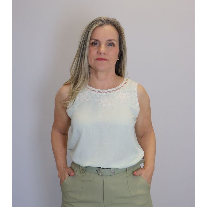 Blusa Maxma Regata Feminino Cor Verde