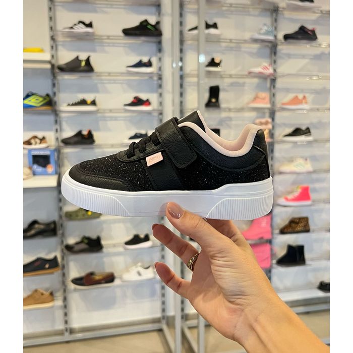Tênis Klin Sky Infantil Feminino Cor Preto