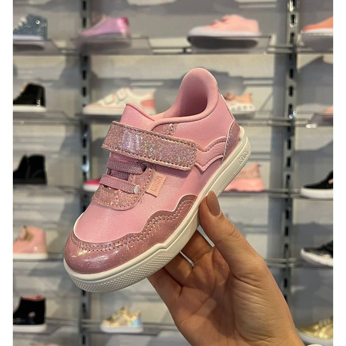 Tênis Klin Sky Infantil Feminino Cor Rosa