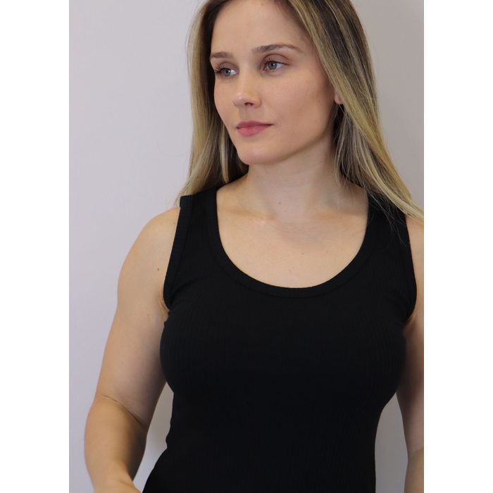 Regata Lzt Ribana Feminino Cor Preto