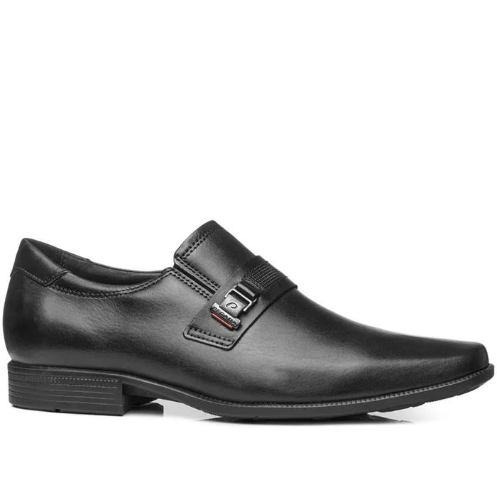 Sapato Social Em Couro Masculino Cor Preto