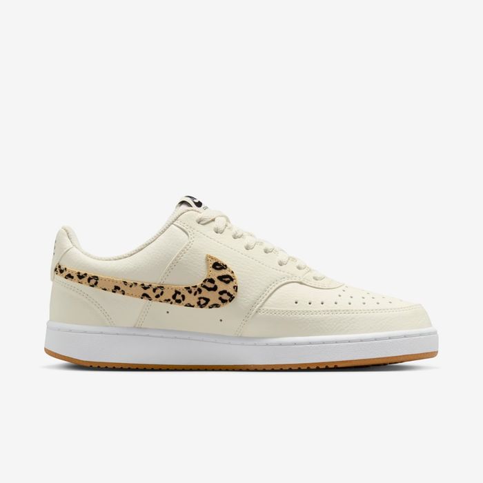 Tênis Nike Court Vision Feminino Cor Off White/Animal Print
