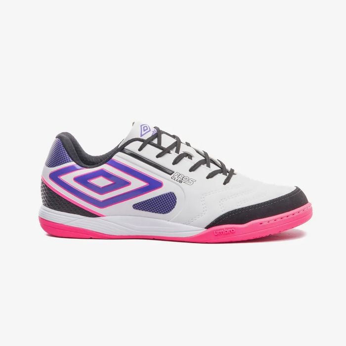 Chuteira Futsal Umbro Pro 5 Brump Club Masculino Cor Branco