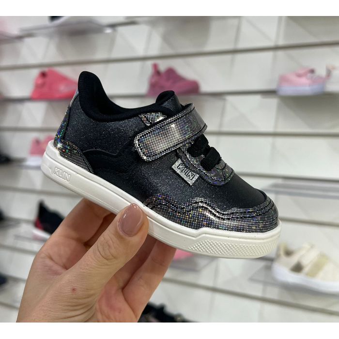 Tênis Klin Sky Infantil Feminino Cor Preto