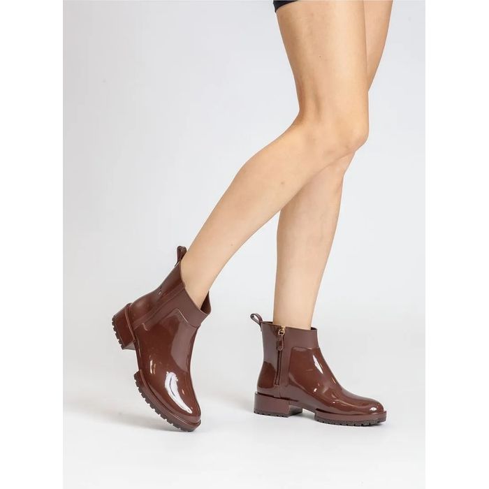 Bota Petite Jolie Lobe Feminino Cor Brown