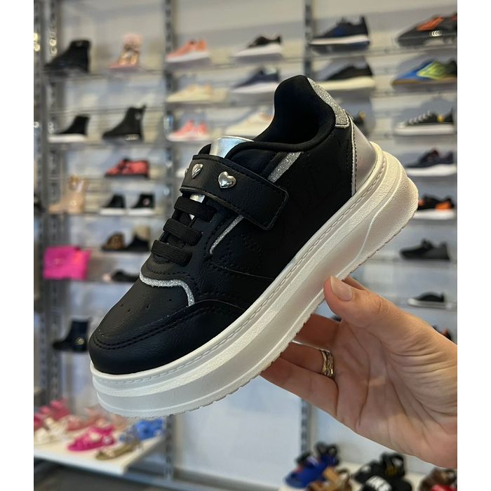 Tênis World Colors Infantil Feminino Cor Preto