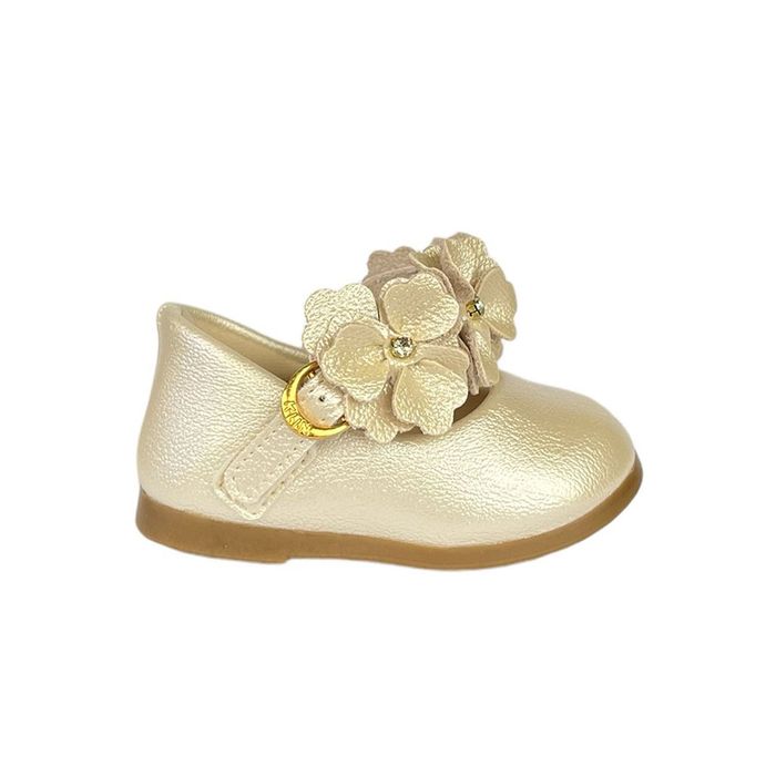 Sapatilha Klin Princesa Baby Infantil Feminino Cor Dourado