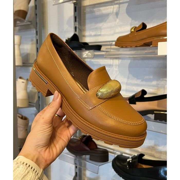 Mocassim Loafer Picadilly Feminino Cor Mascavo