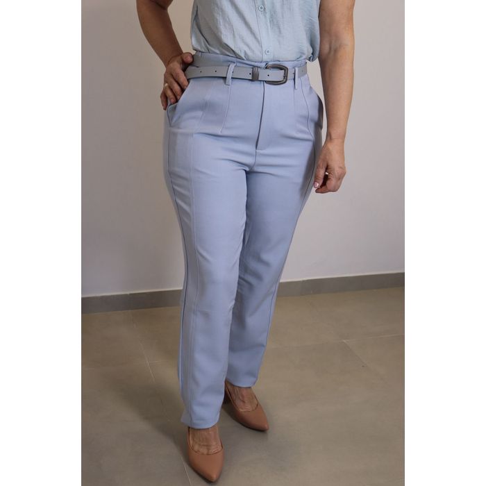 Calça Maxma Alfaiataria Feminino Cor Azul