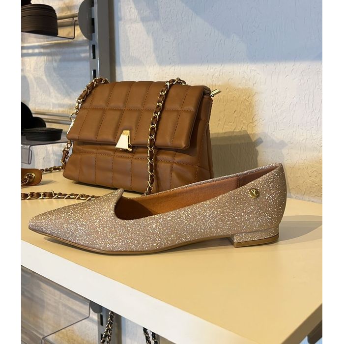 Sapatilha Vizzano Femimino Cor Dourado Glitter