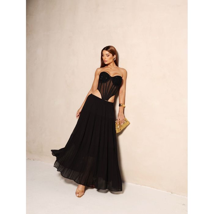 Saia Bellina Feminino Cor Preto