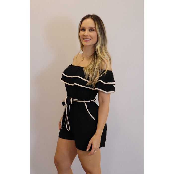 Macaquinho My Crush Feminino Cor Preto