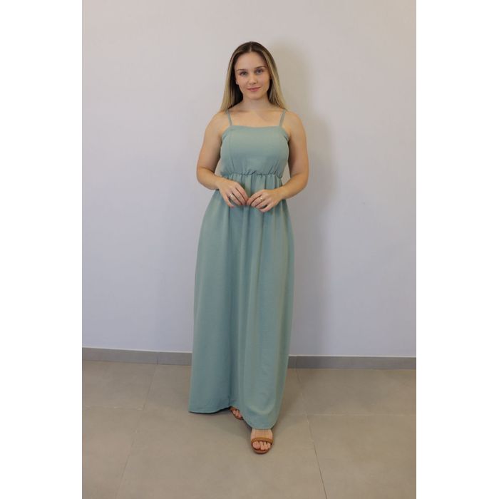 Vestido Kodos Longo Feminino Cor  Verde