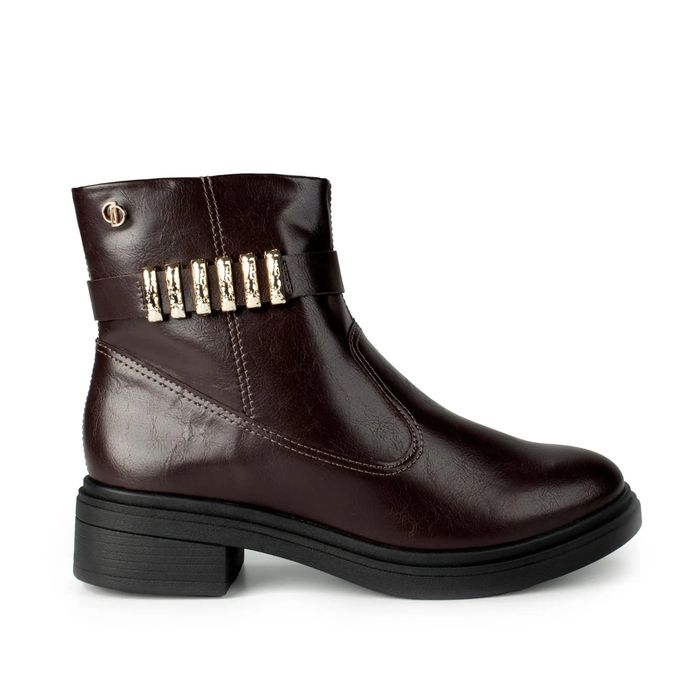 Coturno Dakota Cano Curto Feminino Cor Café