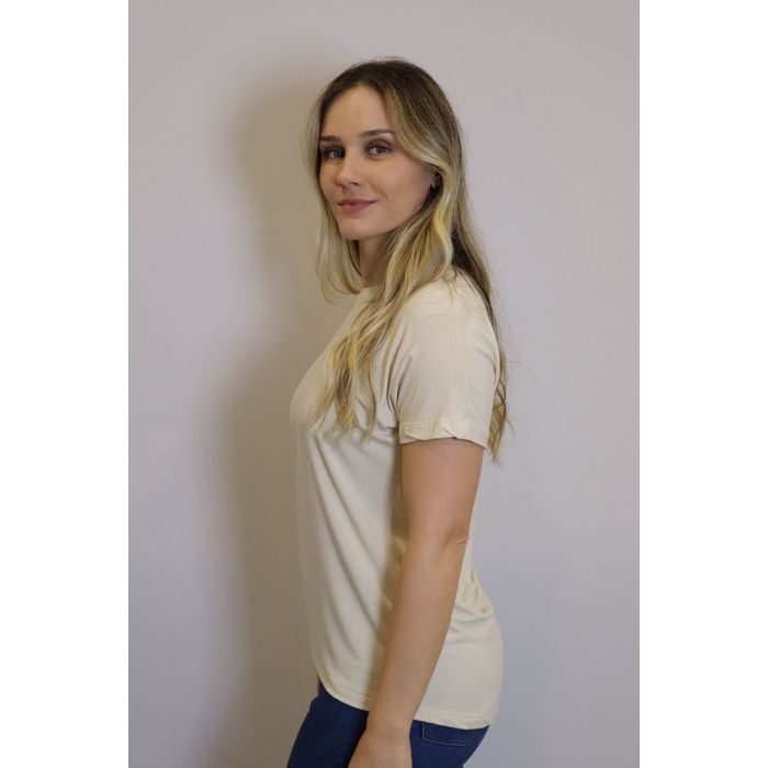 Blusa Lzt Viscose Feminino Cor Capuccino