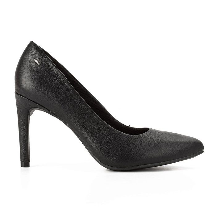 Scarpin Dakota Salto Alto Bico Fino Feminino Cor Preto
