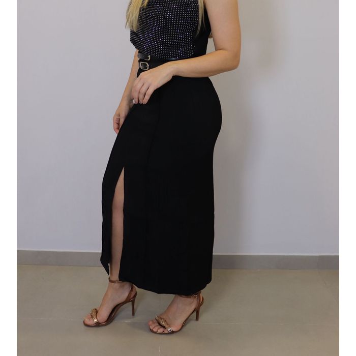 Saia Bellina Feminino Cor Preto