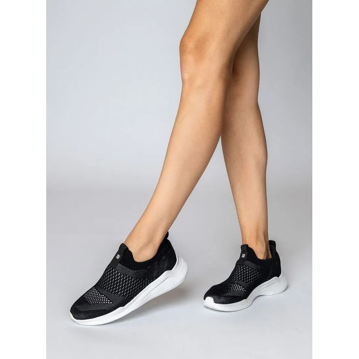 Tênis Peite Jolie Knit Feminino Cor Preto