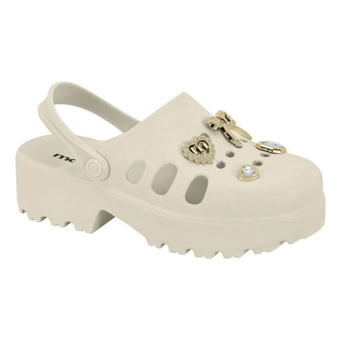 Babuche Moleca Feminino Cor Off White