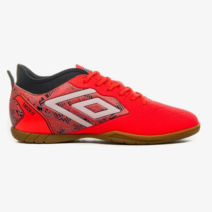 Chuteira Futsal Umbro Tocco II Club Masculino Cor Coral