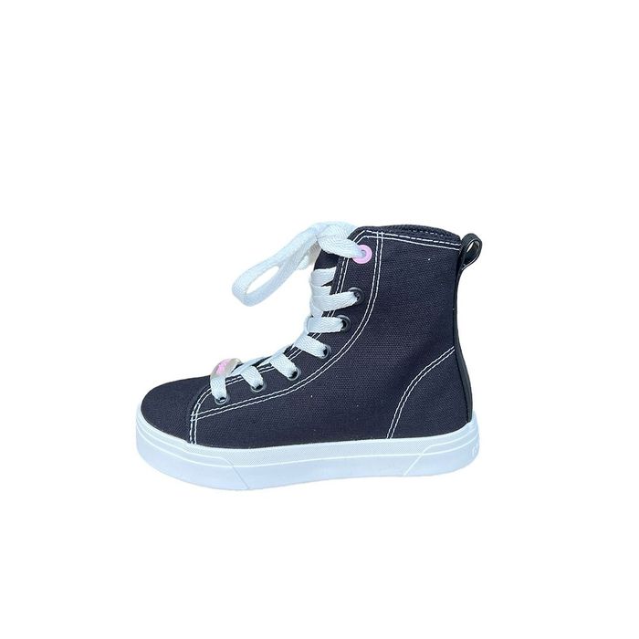 Tênis Petite Jolie Cano Alto Infantil Feminino Cor Preto