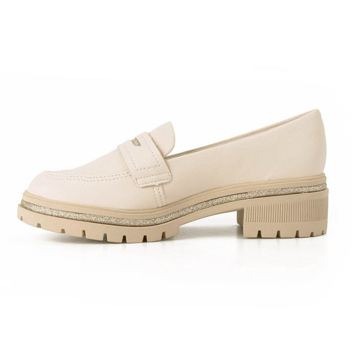 Mocassim Loafer Dakota Feminino Cor Bege