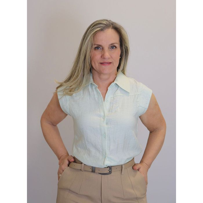 Camisa Maxma Regata Feminina Cor Verde