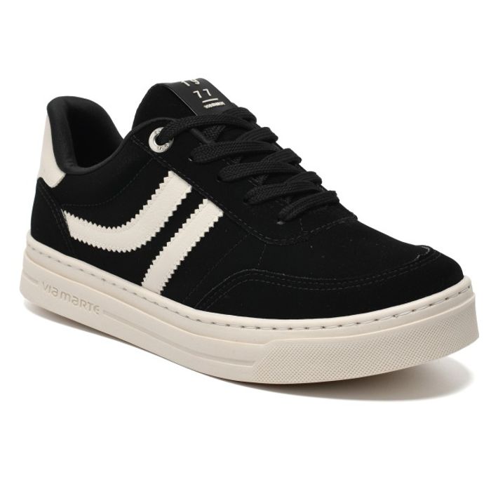 Tênis Via Marte Casual Nobuck Feminino Cor Preto