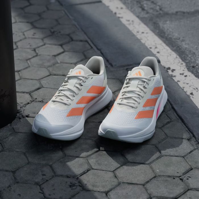 Tênis Adidas Duramo SL2 Feminino Cor Off White/Laranja